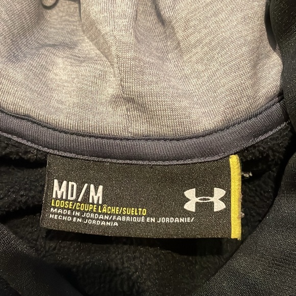 Men's Under armor black hoodie size M - Picture 6 of 8
